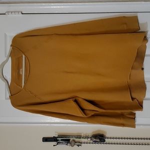 Mustard Yellow crew neck sweatshirt